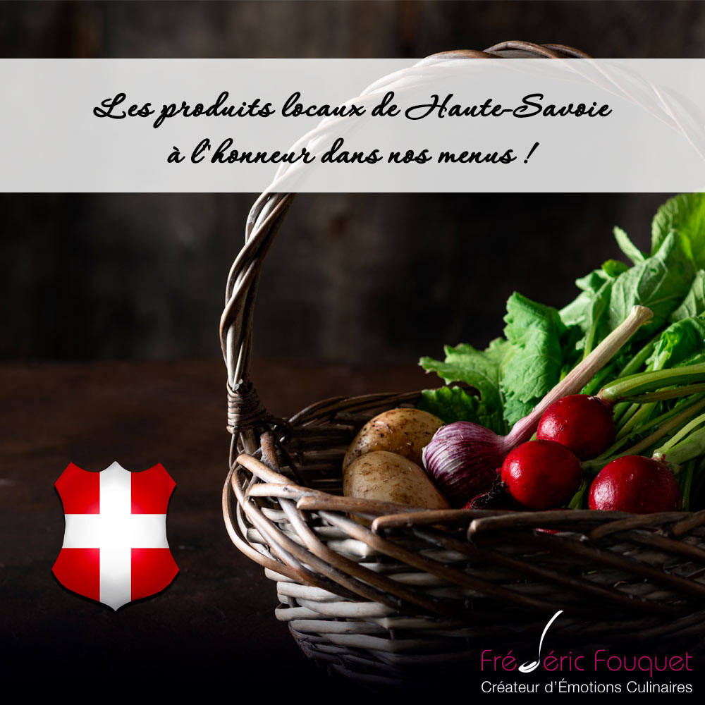 Les produits locaux à l'honneur dans nos menus